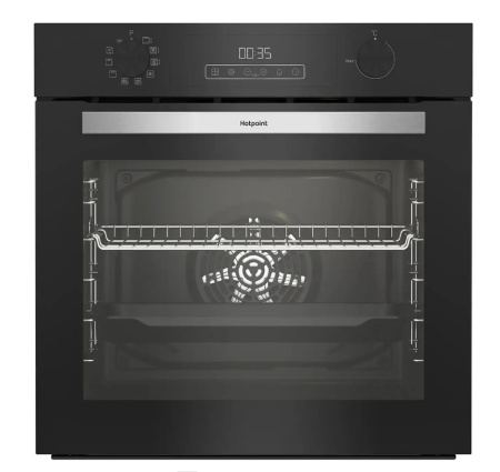 Встраиваемый Электрический духовой шкаф Hotpoint FE8 824 H BL, цвет Чёрный