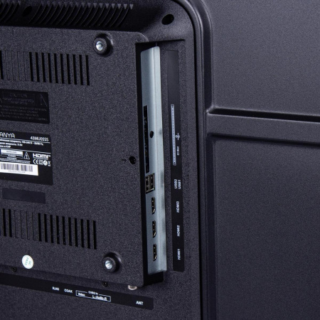  43" (109см) Телевизор Manya 43MU05SS, SMART, UHD 4K 3840x2160, Цвет Серебристый