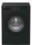 Стиральная машина с фронтальной загрузкой Beko WSRE6512ZAA, Max загрузка - 6кг, Max отжим - 1 000об/мин., цвет Чёрный