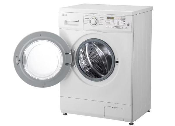 Стиральная машина с фронтальной загрузкой LG F10B8ND, Max загрузка - 6кг, Max отжим - 1 000об/мин., цвет Белый