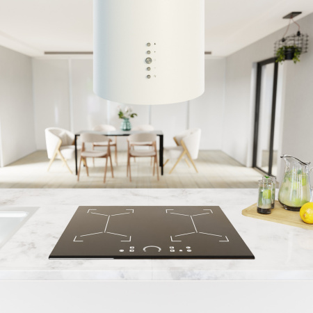 Вытяжка цилиндрическая, настенная, Manya H3502W, цвет Белый, ширина 35см.