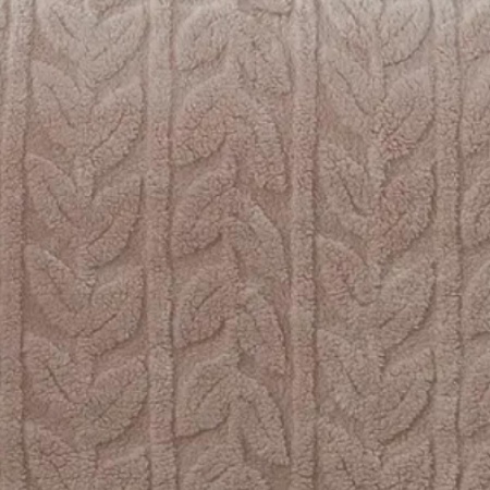 Плед Vse Doma Шерпа 150х200 Листья Бежевый A68521