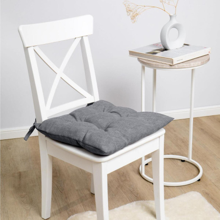 Подушка для стула Волшебная Ночь 40/40 с тафтингом Базальт 922072