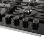 Встраиваемая варочная панель Газовая Gefest 2232-01 Р, 60 см, цвет Чёрный