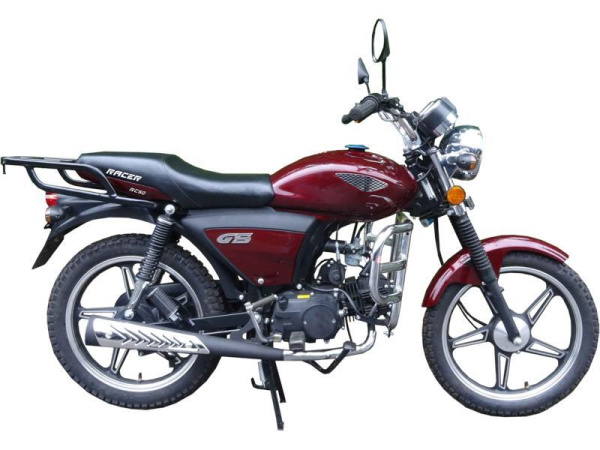 Мопед Racer Alpha M2 бордовый