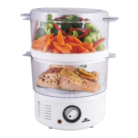 Пароварка Добрыня DO-3203 (600Вт, 2чаши)