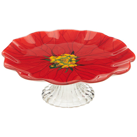 Блюдо Lefard Рождественская сказка 20 см на ножке 198-176