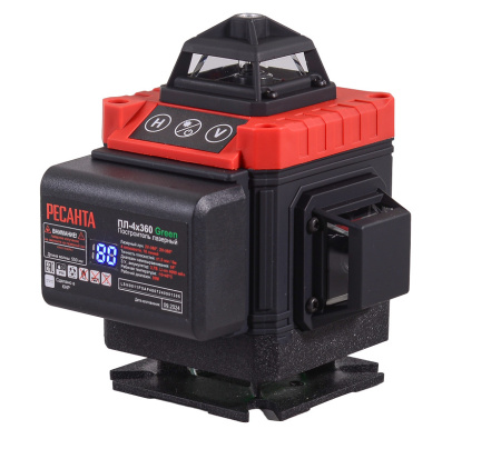 Построитель лазерный Ресанта ПЛ-4Х360 Green