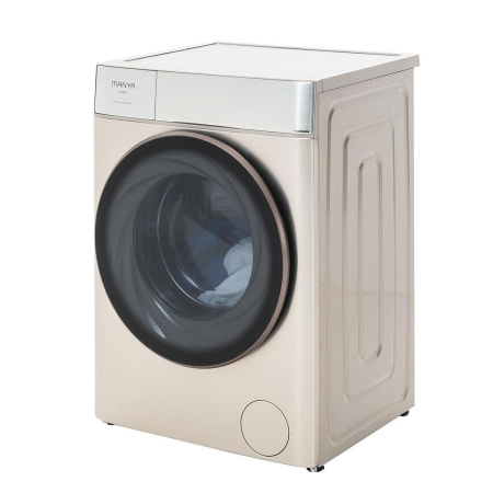 Стиральная машина с фронтальной загрузкой Manya M1409X, Max загрузка - 10кг, Max отжим - 1 400об/мин., цвет Серебристый