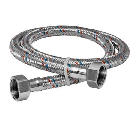Шланг сантехнический для воды ЗИП-ФЛЕКС 100 см, 1/2", Г/Г
