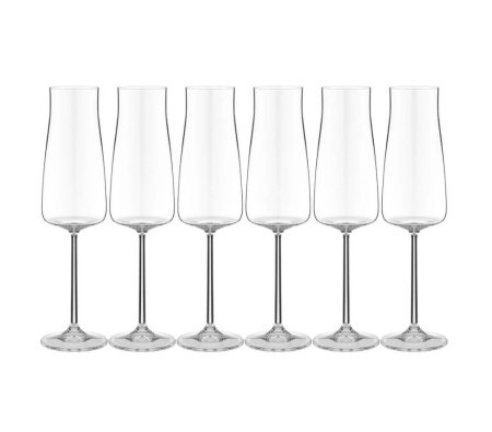 Набор бокалов для шампанского Crystalex Alex 6 пр. 210 мл CR210104AL