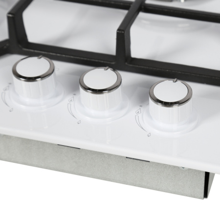 Встраиваемая варочная панель Газовая Gefest ПВГ 1100, 45 см, цвет Белый