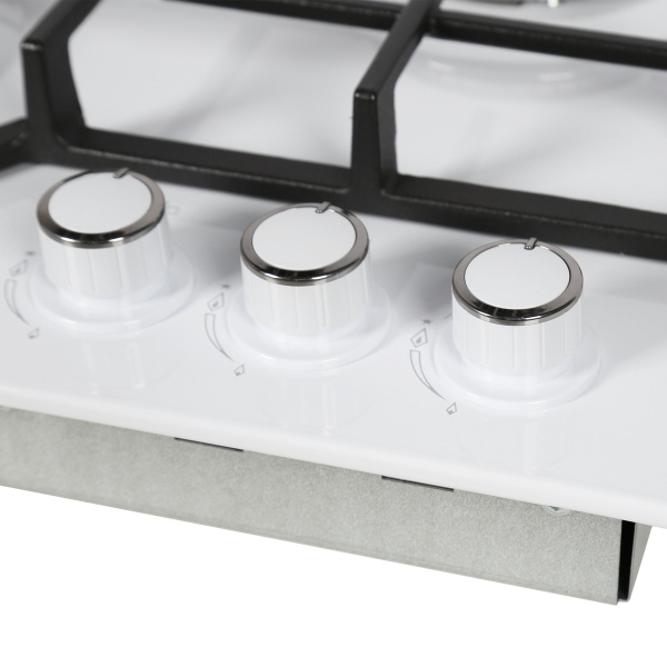 Встраиваемая варочная панель Газовая Gefest ПВГ 1100, 45 см, цвет Белый