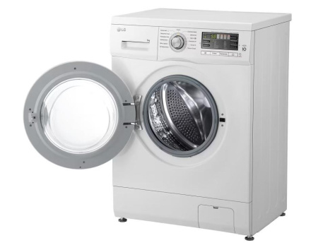 Стиральная машина с фронтальной загрузкой LG F10B8LD7, Max загрузка - 5кг, Max отжим - 1 000об/мин., цвет Белый