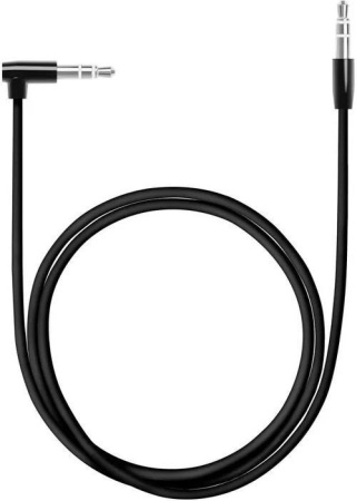 Кабель AUX Deppa Нейлон, L-коннектор (1.2m) Black