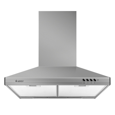 Вытяжка купольная, настенная, Gefest ВО 10 К44, цвет Металлик, ширина 60см.