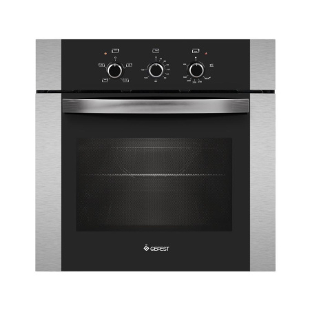 Встраиваемый Газоэлектрический духовой шкаф Gefest ДГЭ 621-01 Н3, цвет Нержавеющая сталь