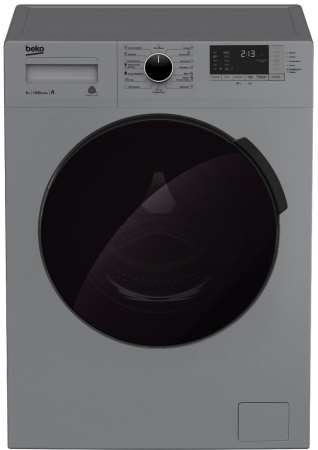 Стиральная машина с фронтальной загрузкой Beko RSPE78612S, Max загрузка - 7кг, Max отжим - 1 200об/мин., цвет Серый