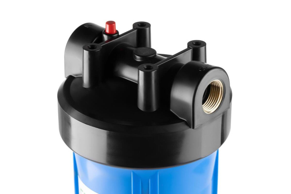 Корпус магистрального фильтра Гейзер 10BB (с латунными вставками)