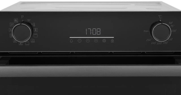 Встраиваемый Электрический духовой шкаф Beko BBIM16300SG, цвет Чёрный