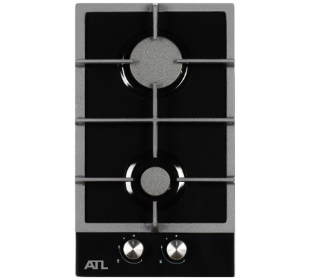Встраиваемая варочная панель Газовая ATL 4 TB 30 BK MSGD, 30 см, цвет Чёрный