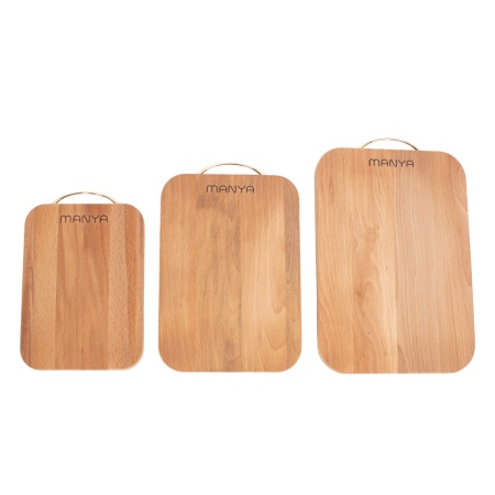 Набор досок разделочных Manya, материал бук 3 шт 24х35х1,6 см, 21х30х1,6 см и 18х25х1,6 см