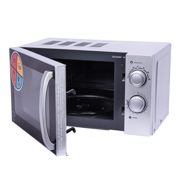 Микроволновая печь Manya M20SECS, цвет Серебристый, 20 л.