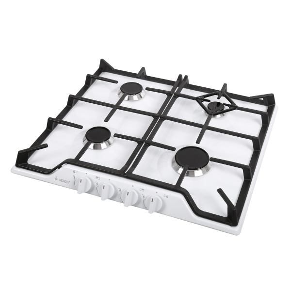 Встраиваемая варочная панель Газовая Gefest ПВГ 1212, 59 см, цвет Белый