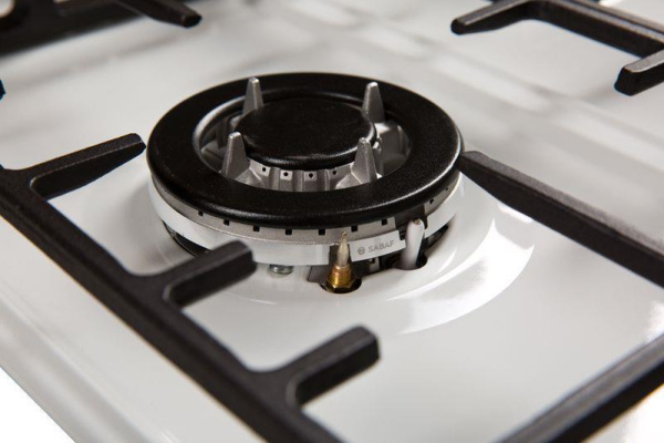 Встраиваемая варочная панель Газовая Oasis P-3MWT, 46 см, цвет Белый