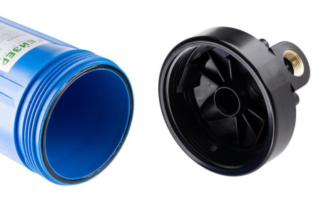 Корпус магистрального фильтра Гейзер 10BB (с латунными вставками)