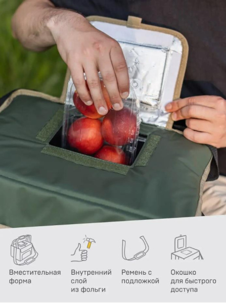 Сумка-холодильник Арктика 30 л зеленая 3001-30-GN