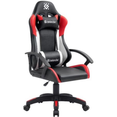Игровое кресло Defender Crater Black/Red/White