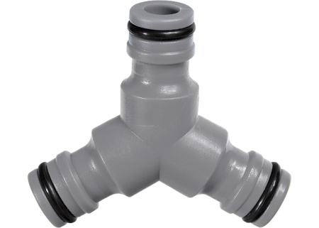 Тройник Palisad LUXE для разветвления или соединения, штуцерный