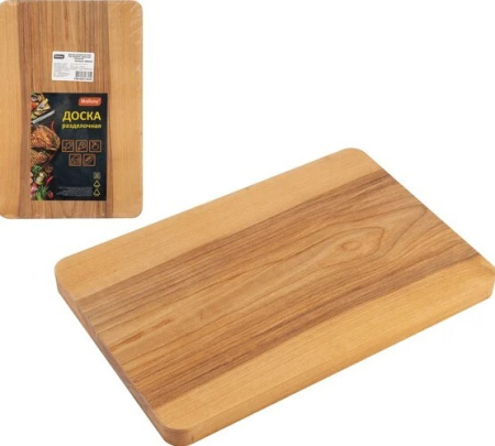 Доска разделочная Mallony 19,5х30 см цельная береза 986055