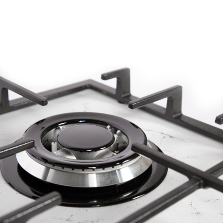 Встраиваемая варочная панель Газовая Gefest ПВГ 2232-01 Р152, 60 см, цвет Белый мрамор