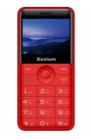Мобильный телефон XENIUM X700 Red