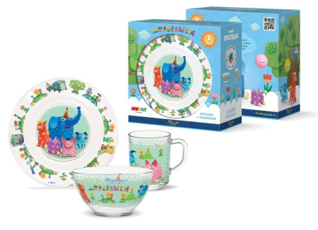 Набор посуды детский Деревяшки КРС-1059