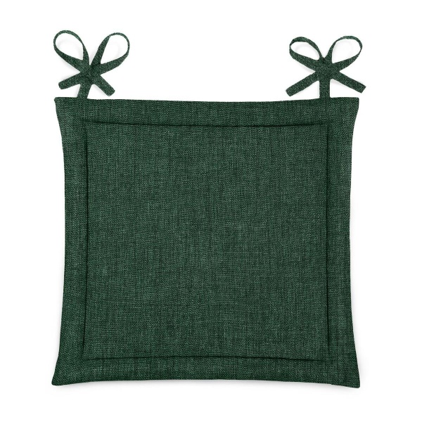 Подушка для стула Волшебная Ночь 40/40 Изумруд Рогожка 791067