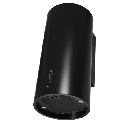 Вытяжка цилиндрическая, настенная, Maunfeld Lee Side C 39, цвет Чёрный, ширина 38см.