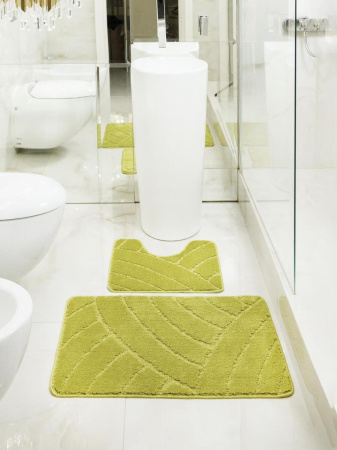 Набор ковриков My Crystal Gold 50*80 и 40*50 зеленый МС2-074