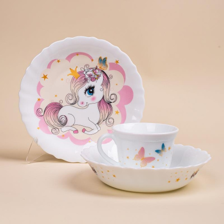 Набор посуды детский Pars Opal Unicorn 118730