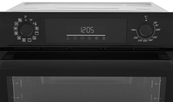 Встраиваемый Электрический духовой шкаф Beko BBIM13301B, цвет Чёрный