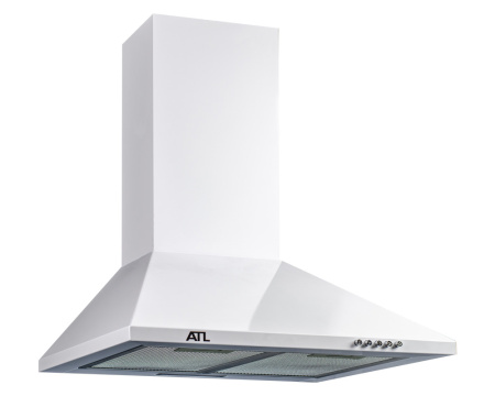 Вытяжка купольная, настенная, ATL 3503, цвет Белый, ширина 60см.
