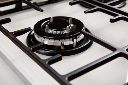 Встраиваемая варочная панель Газовая Oasis P-3GWT, 46 см, цвет Белый