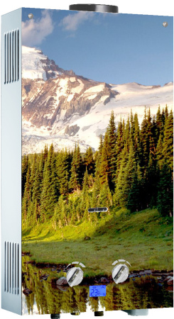 Колонка газова ATL 3-10 LT MOUNTAINS, производительность 10 л/мин., Цвет Зелёный