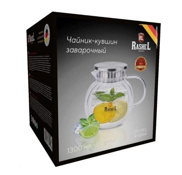 Чайник заварочный Rashel 1,3 л R-8364