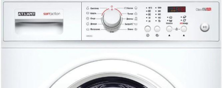 Стиральная машина с фронтальной загрузкой Атлант 50У105-00, Max загрузка - 5кг, Max отжим - 1 000об/мин., цвет Белый