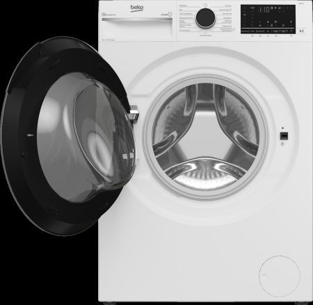 Стиральная машина с фронтальной загрузкой Beko B3WFR572WB, Max загрузка - 7кг, Max отжим - 1 200об/мин., цвет Белый