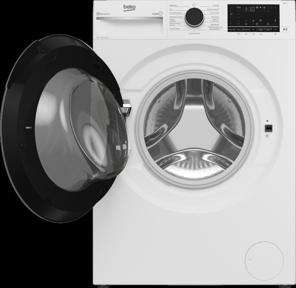 Стиральная машина с фронтальной загрузкой Beko B3WFR572WB, Max загрузка - 7кг, Max отжим - 1 200об/мин., цвет Белый