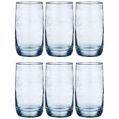 Набор стаканов Lefard Light Blue Ренесанс 6 пр. 330 мл 194-610
